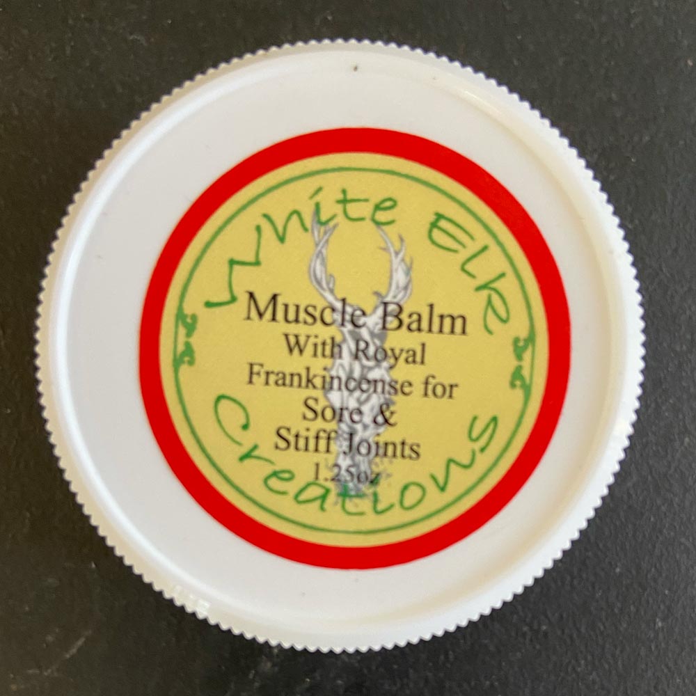 Muscle balm with frankincense